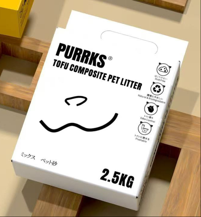 Purrksミックス猫砂（４袋）定期購入
