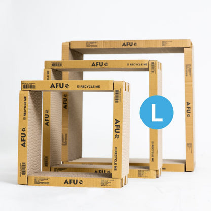 AFU JAPAN DIY 猫爪とぎ板（L サイズ×4 枚）