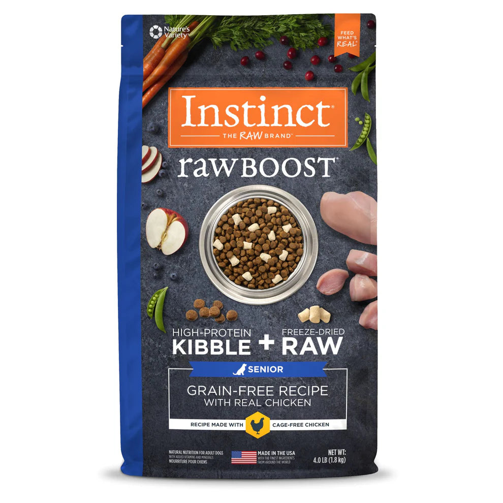 シニア犬用 生肉フリーズドライ入りドッグフード 1.8kg