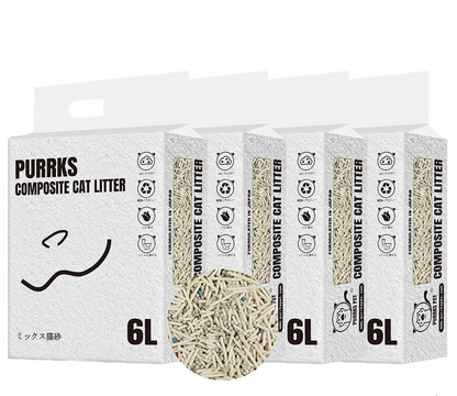 Purrksミックス猫砂（４袋）定期購入